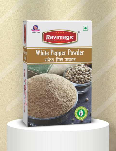 Ravimagic White Pepper Powder| Ground White Pepper|White Pepper Seasoning
